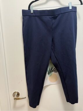 J. Crew Navy Stretch Pull-On Pants - Pixie Pants